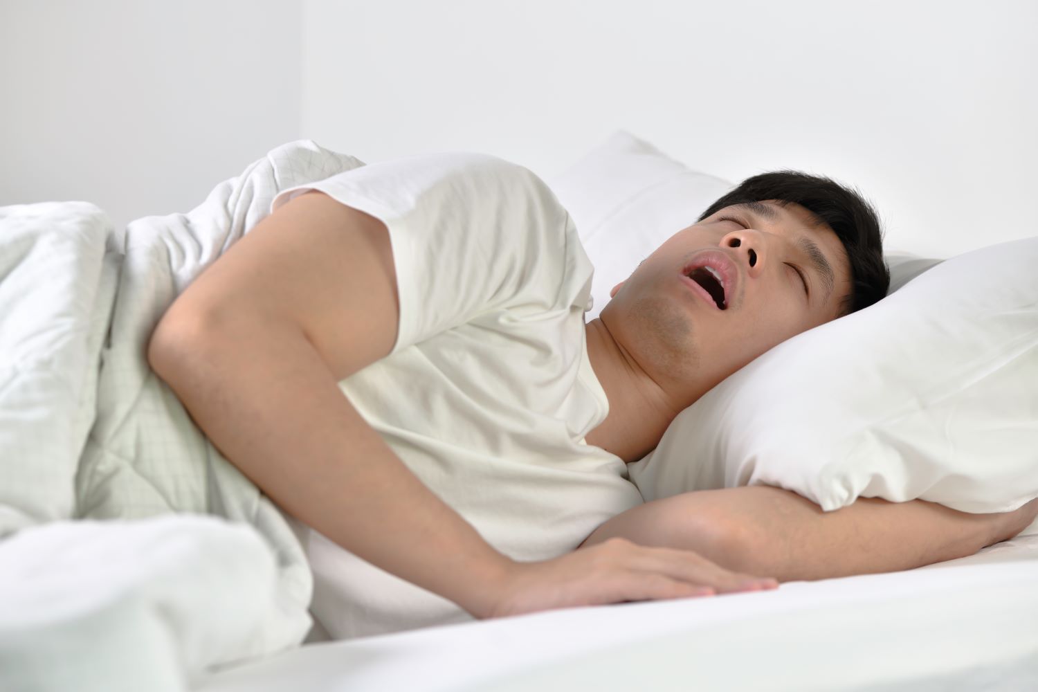 นอนอ้าปากมีความอันตราย